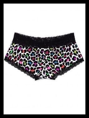 💕ⓅⒾⓃⓀ ⓋⓈ Y2K/VHTF Rainbow Animal Print Extra Low Rise Boyshort Panties ✨NWT✨💕